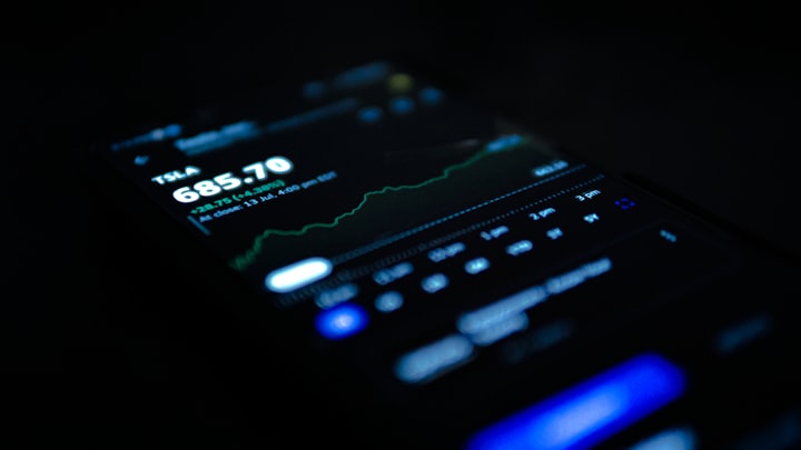 Stock market display representing equity compensation