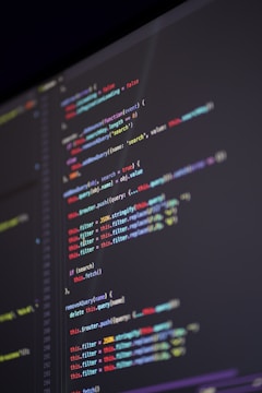 Close-up of a monospaced code editor window showing a security policy script with green syntax highlighting on black background.
