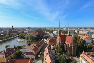 aerial view of city buildings during daytime