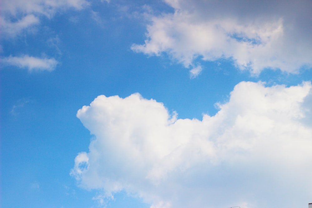 white clouds and blue sky during daytime