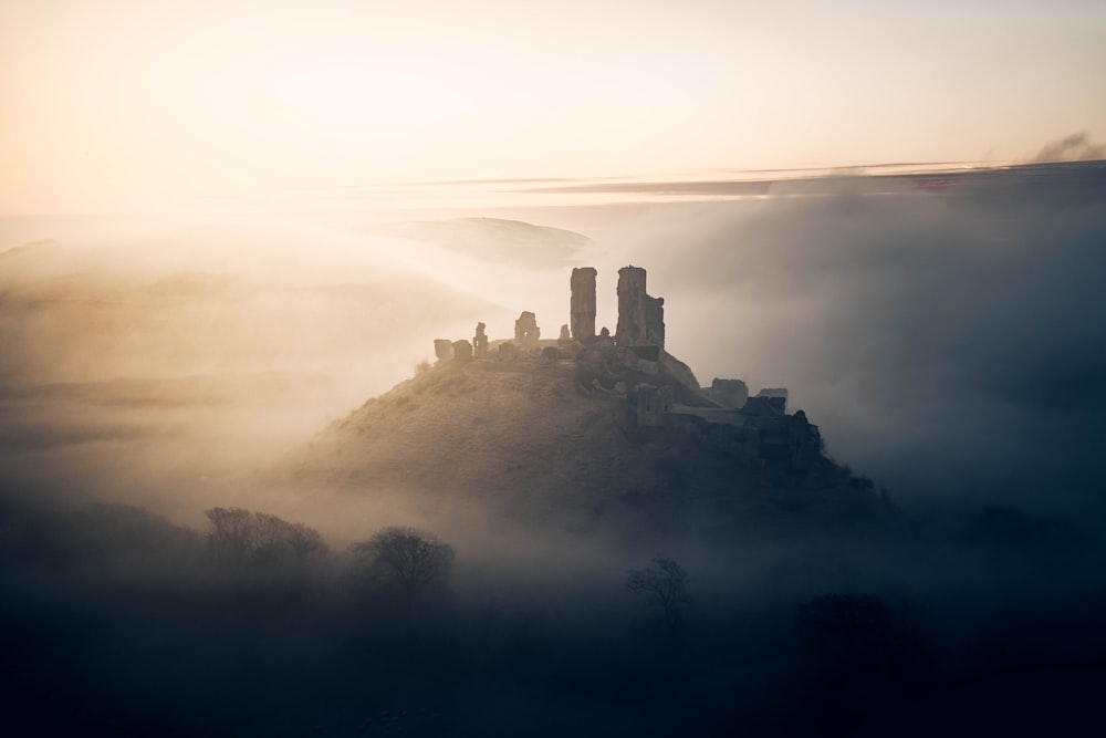 castle on top of the mountain