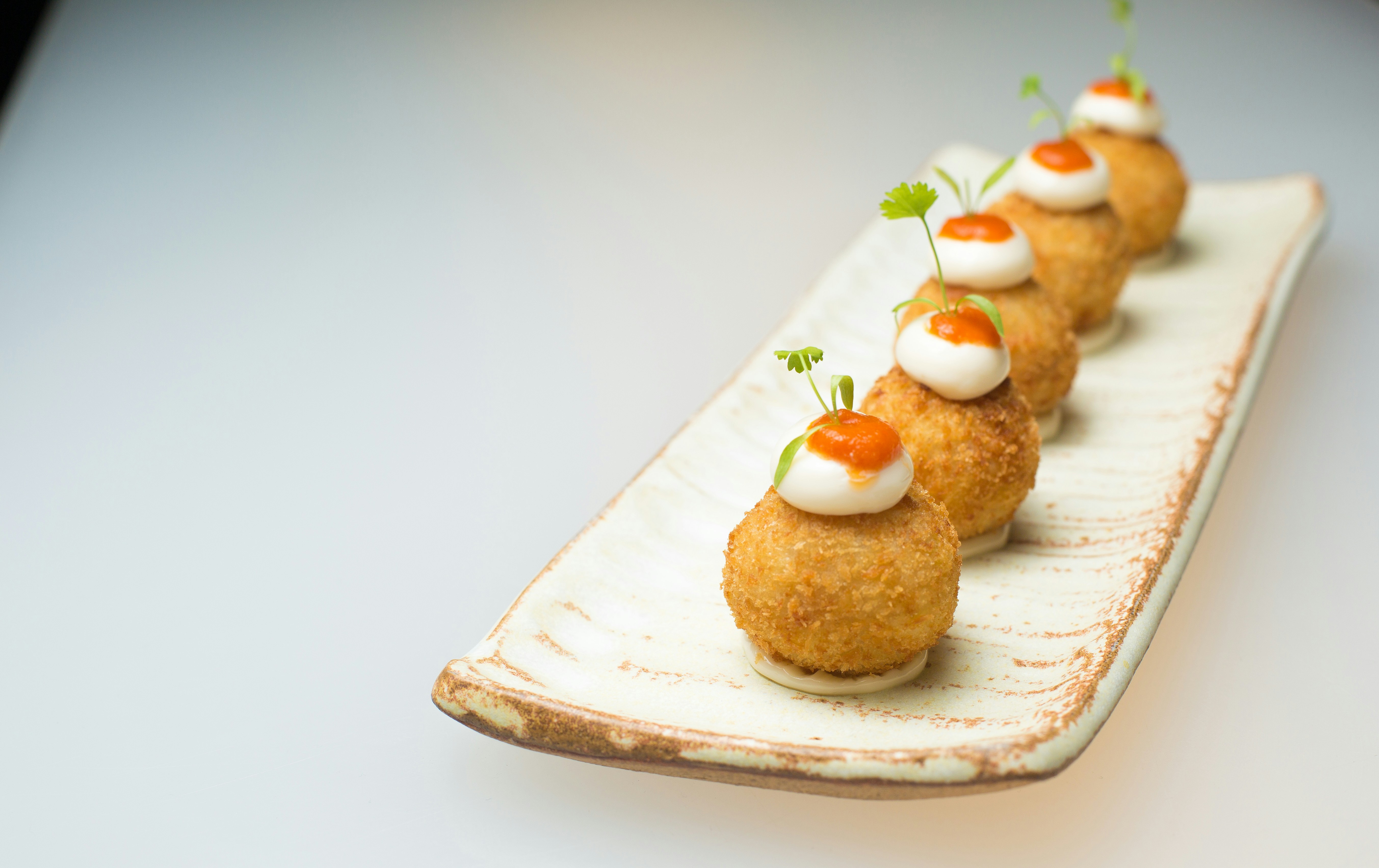brown bread on white ceramic plate
