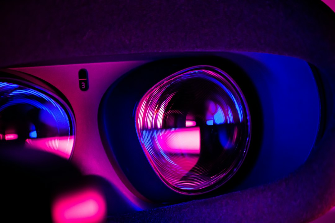 vr headset closeup