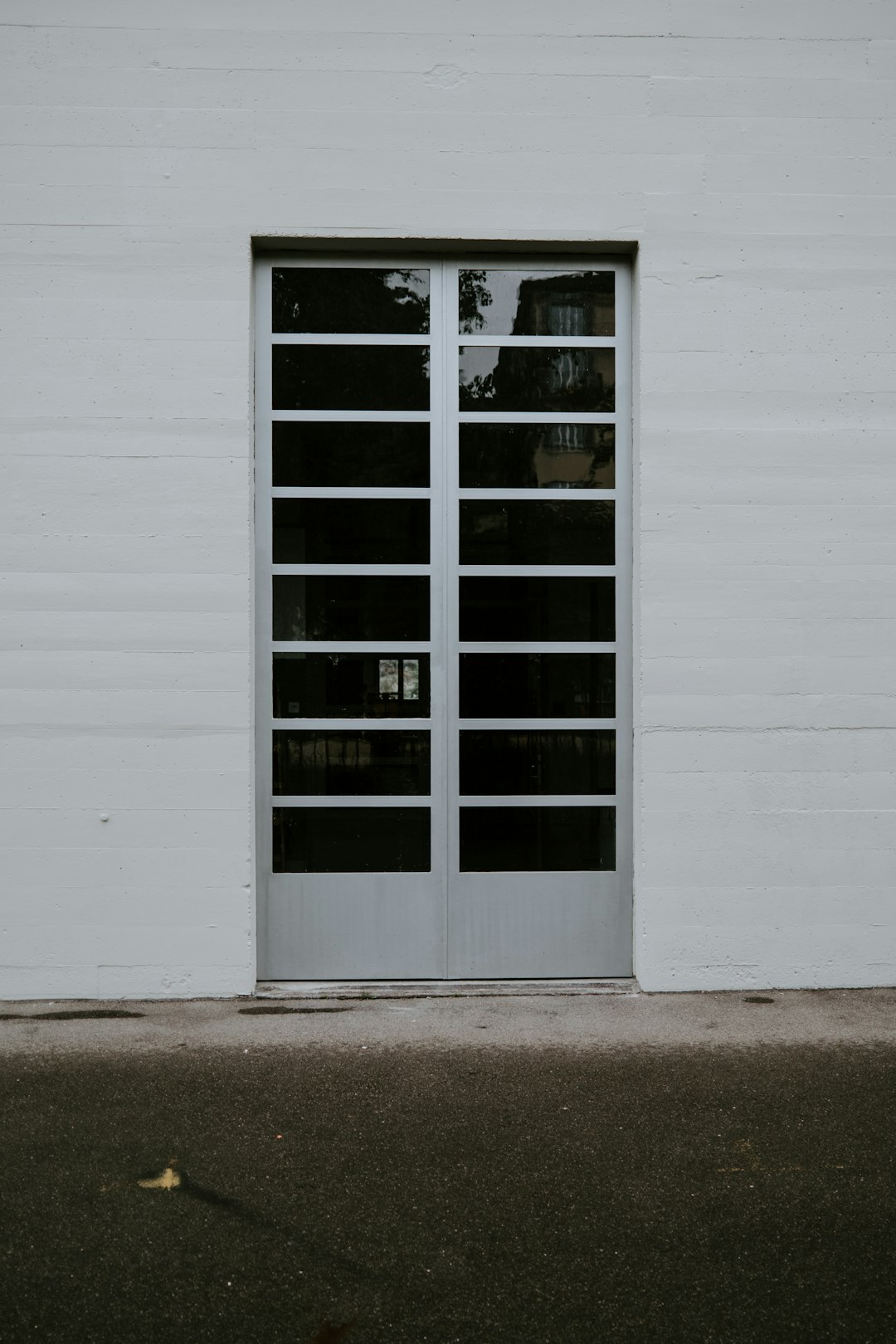 white wooden framed glass window