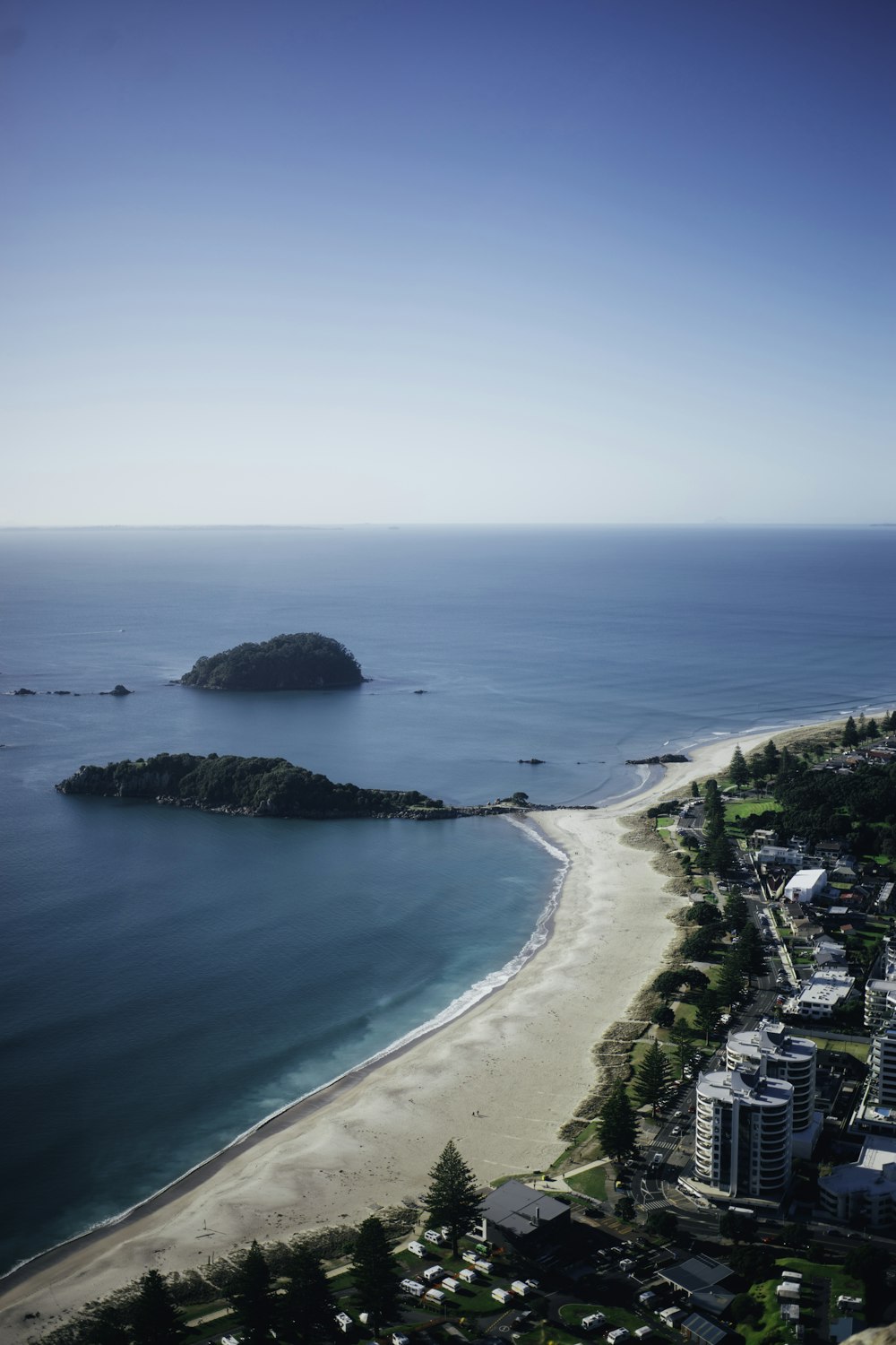 aerial view of beach during daytime