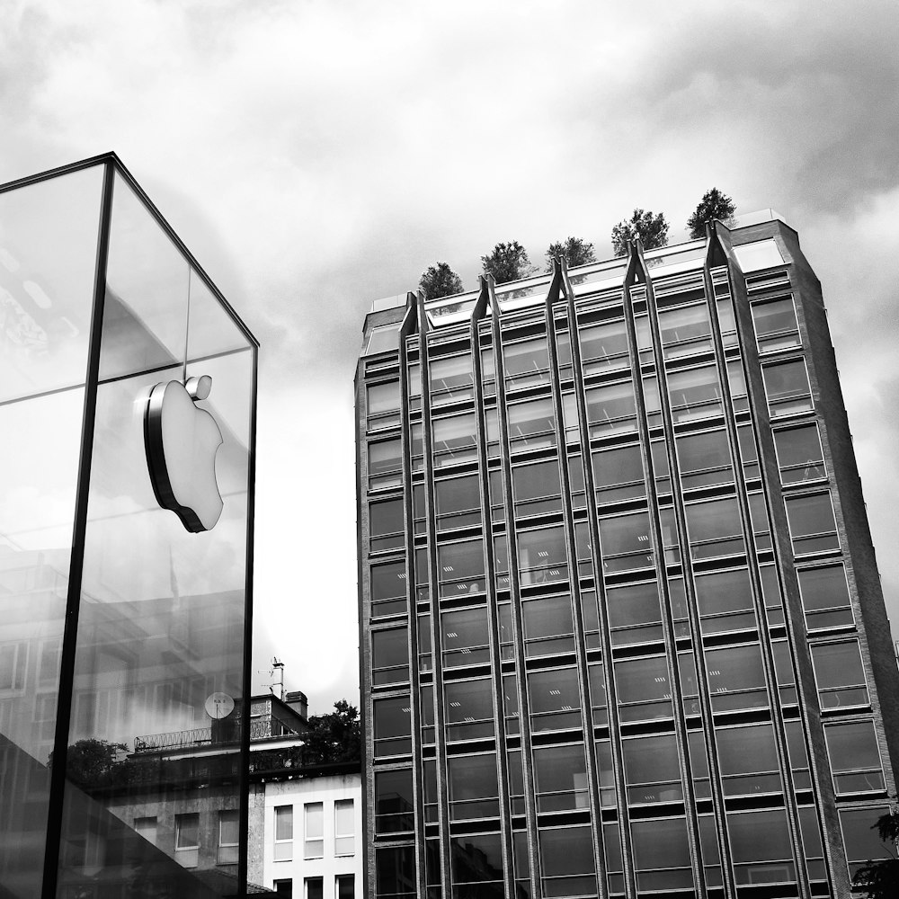 grayscale photo of building during daytime