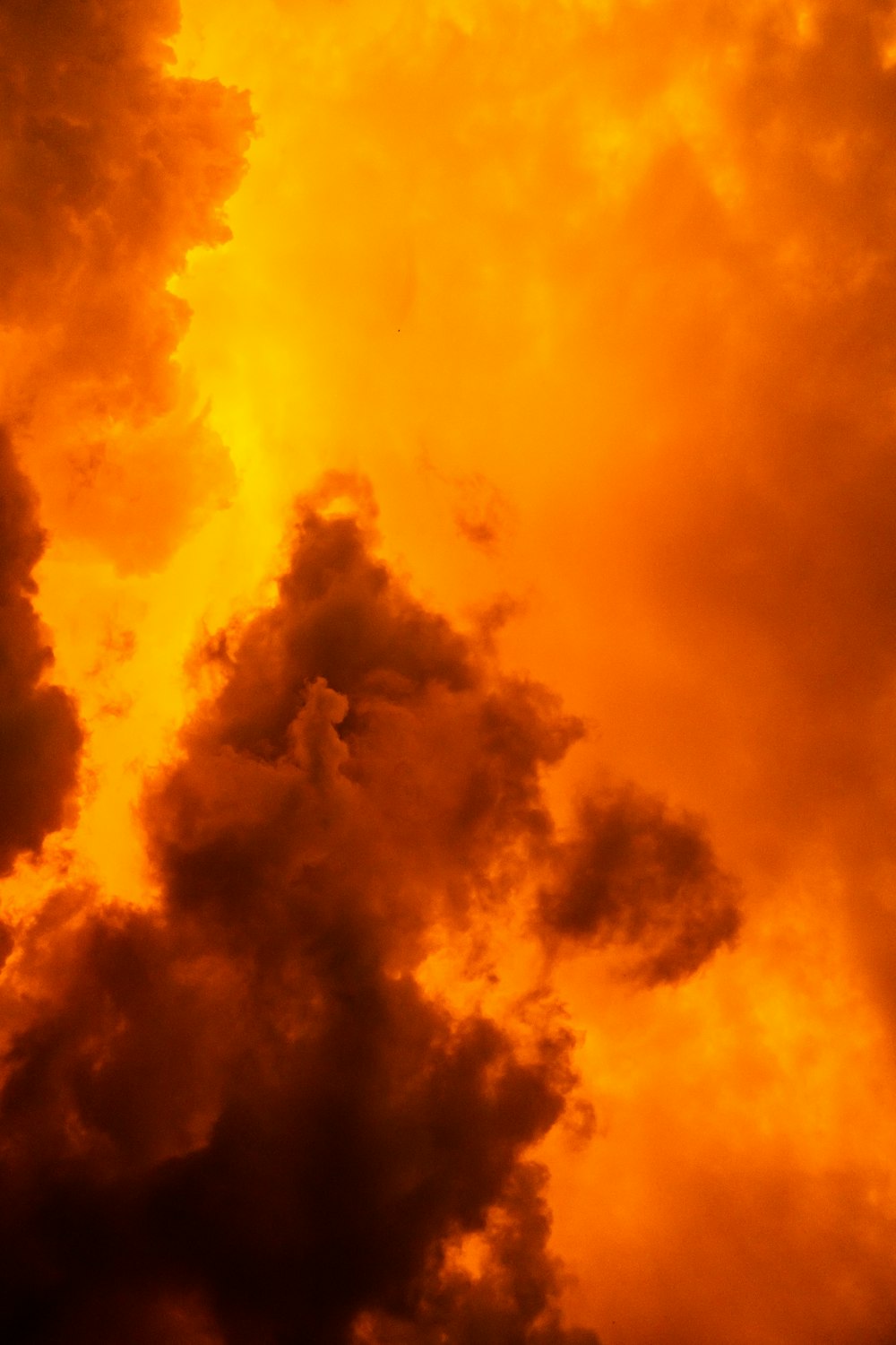 orange and yellow clouds during sunset