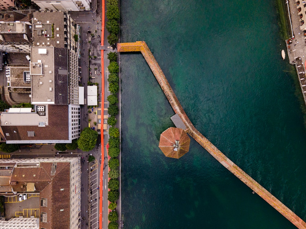 aerial view of city buildings during daytime