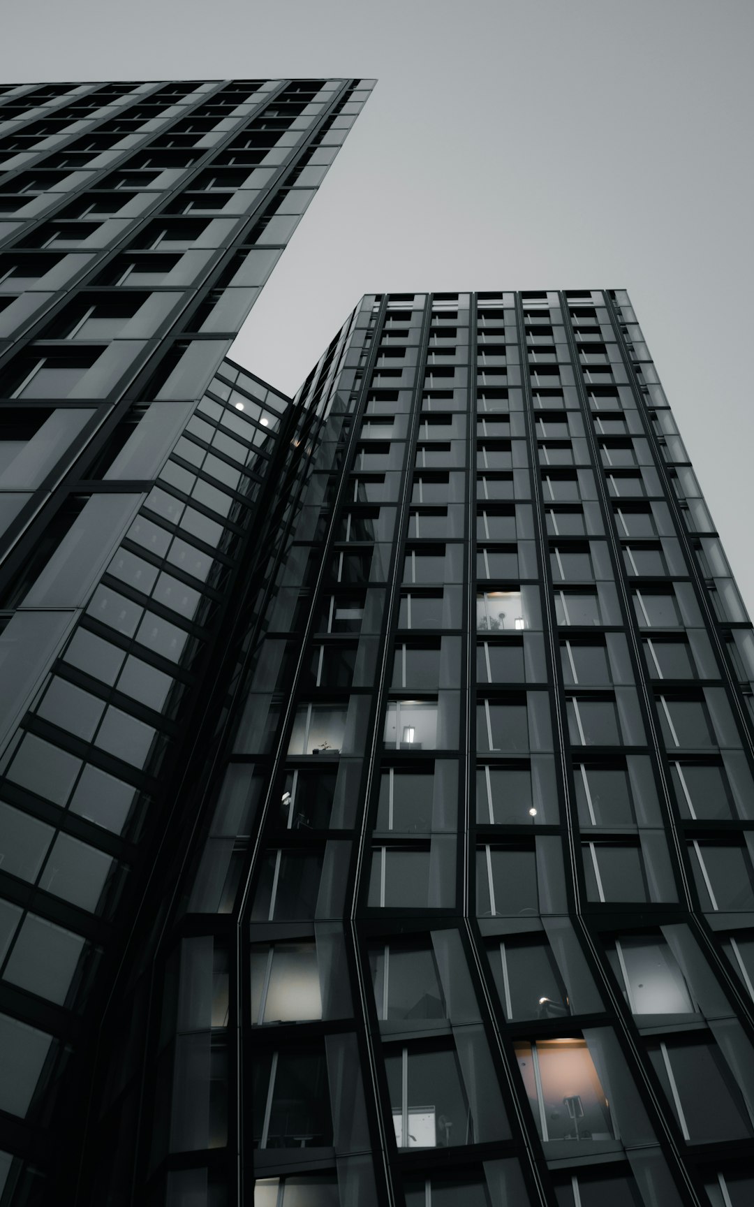 low angle photography of high rise building