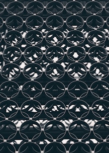 black metal fence with black metal frame