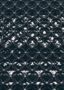 black metal fence with black metal frame