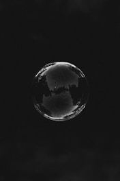 grayscale photo of moon and stars