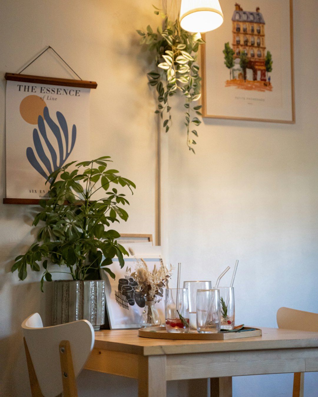 green indoor plant on brown wooden table