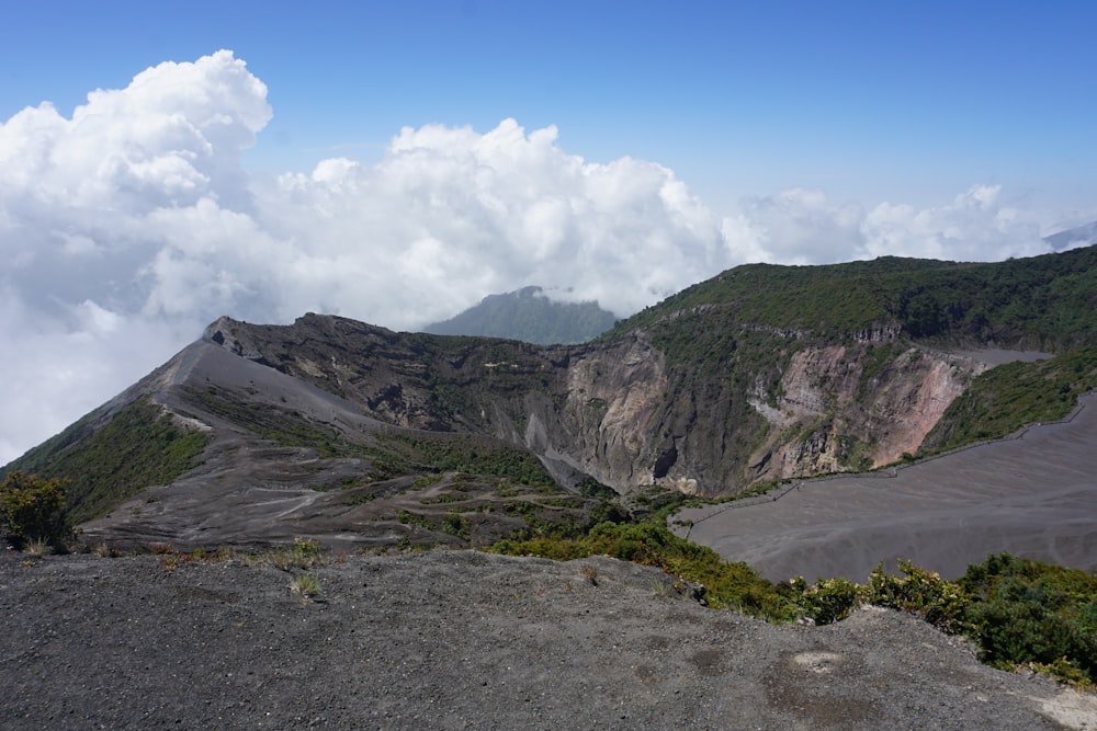 green and brown mountain under blue sky during daytime