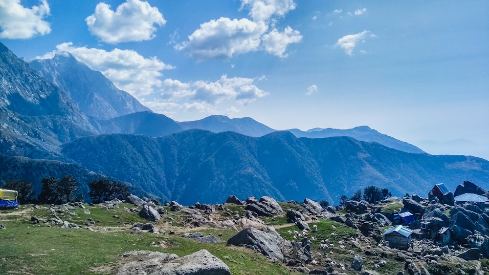 green and brown mountains under blue sky during daytime