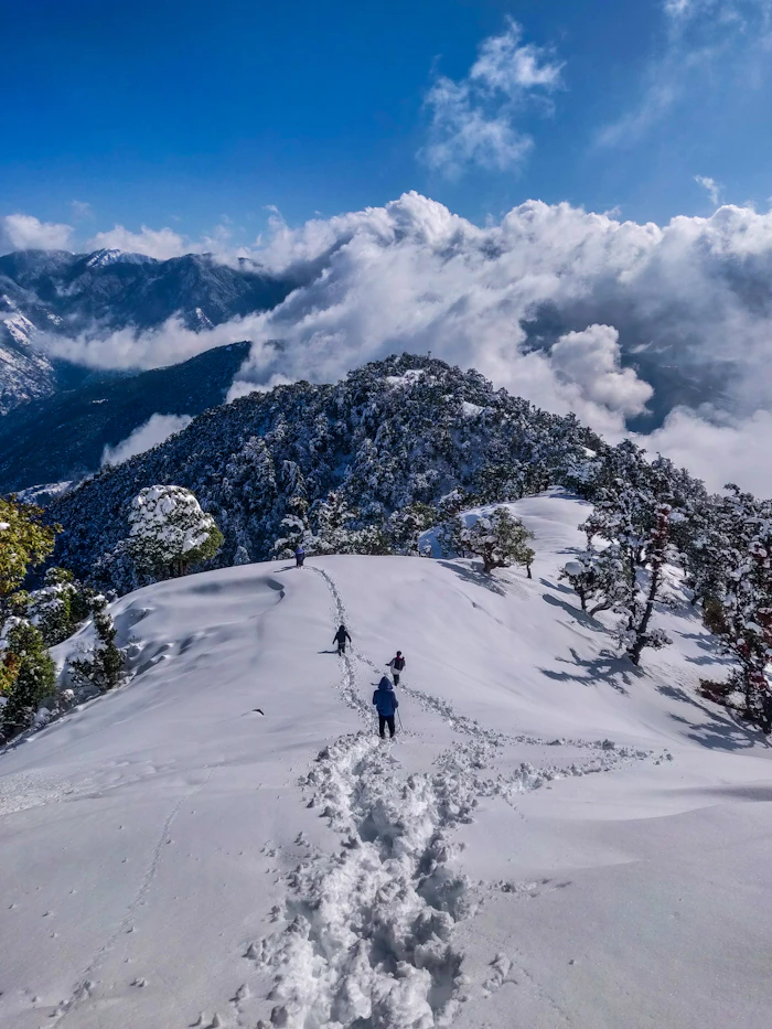 Manali mountain valley in India