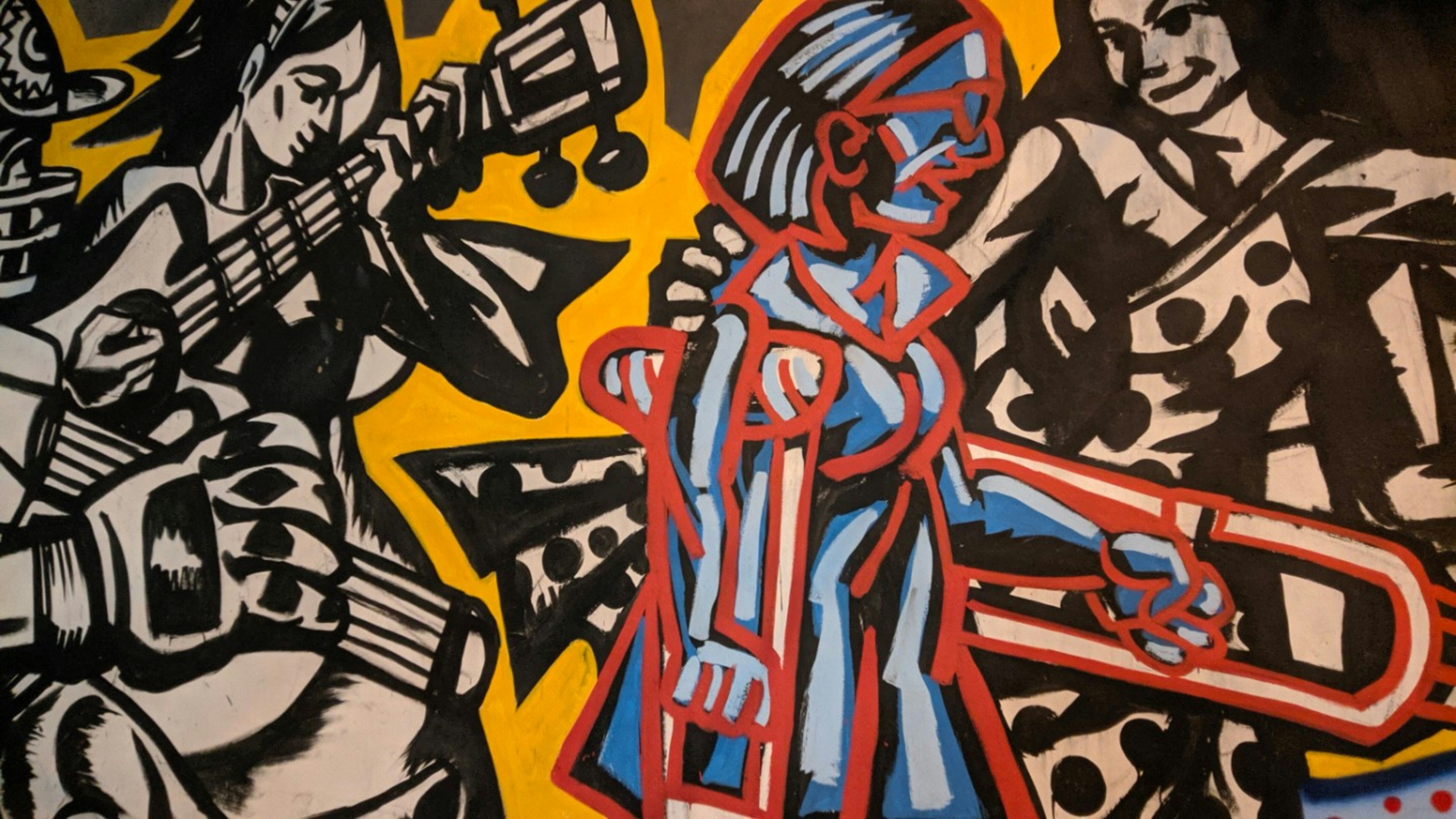 Représentation de l'influence africaine sur le cubisme