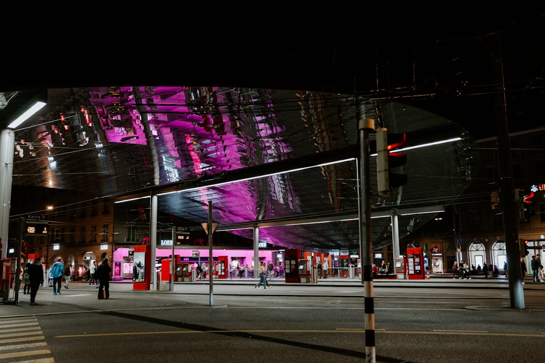 time lapse photography of city street during night time