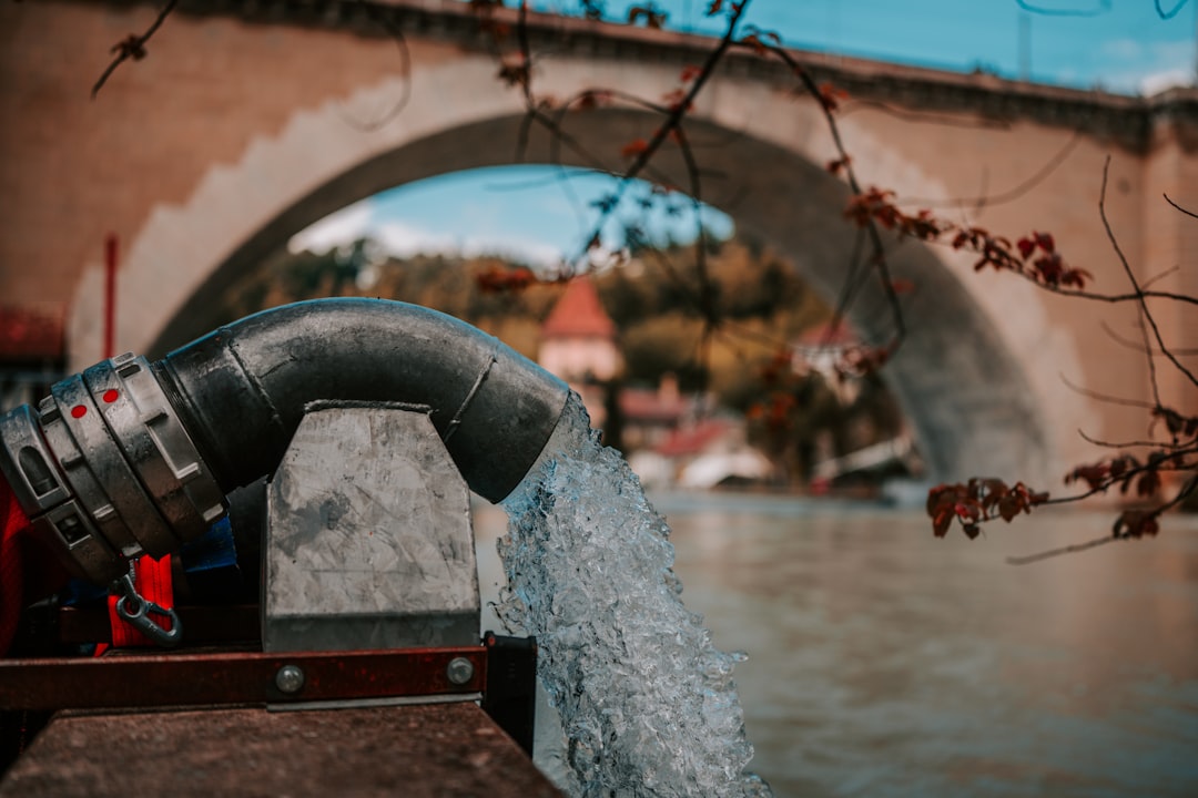 water fountain in close up photography