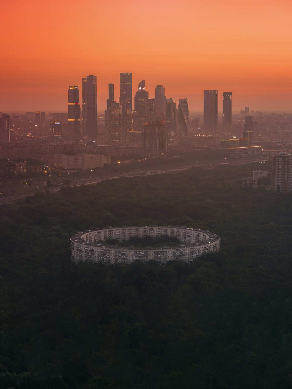 aerial view of city buildings during daytime