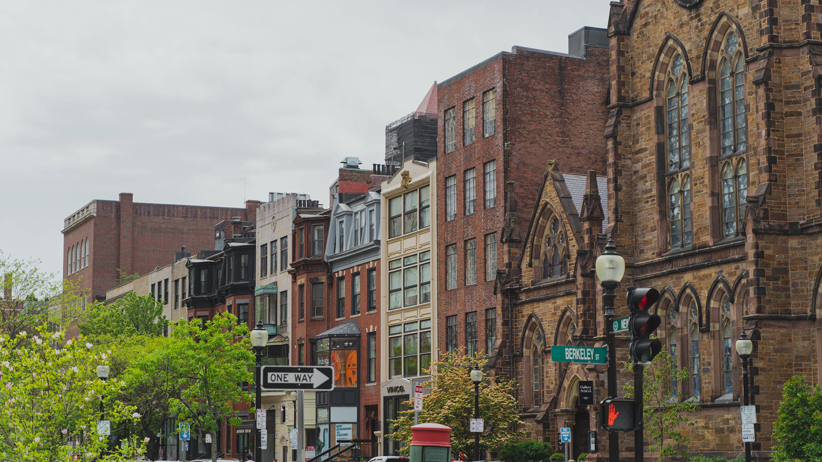 Back Bay, Boston streetscape