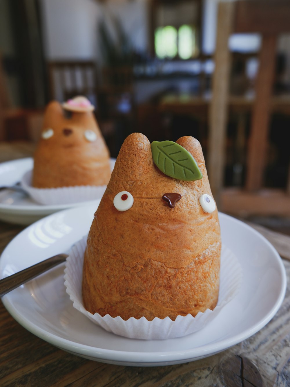 a close up of a cake on a plate on a table