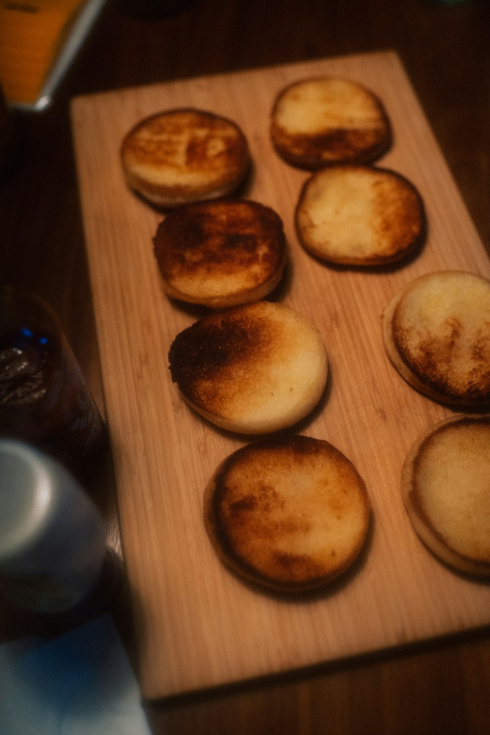 brown cookies on brown wooden table