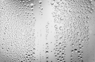 water droplets on glass panel
