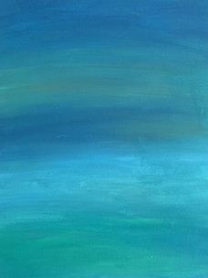 Soft gradient of blue and green light representing the gentle flow of chi energy.