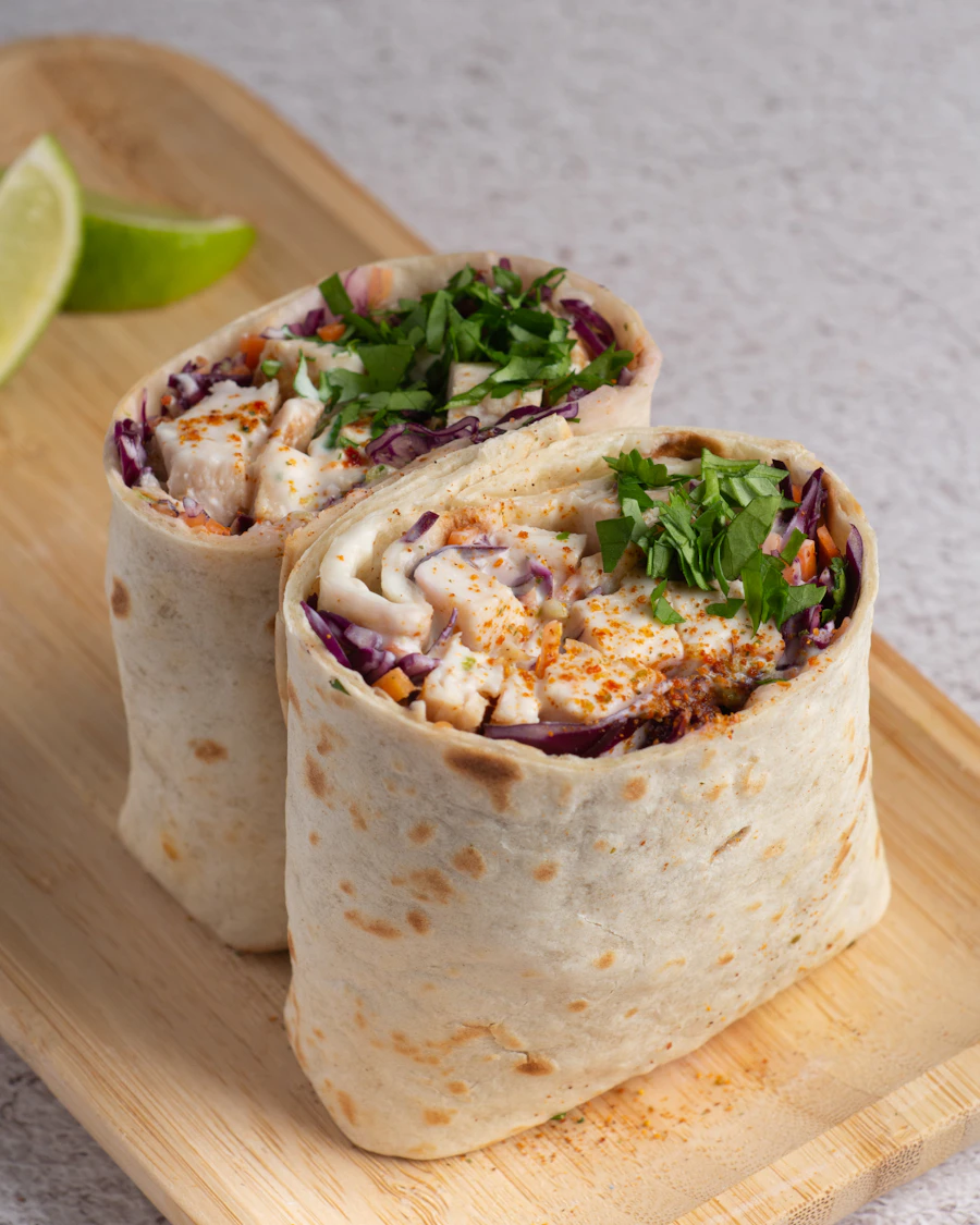 Grilled chicken wrap