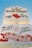 The image displays a sign for 'A Little White Chapel' featuring red hearts and ribbons. The lower section highlights that notable figures have married there, with names like Michael Jordan and Joan Collins. It also promotes a 24-hour drive-up wedding window.