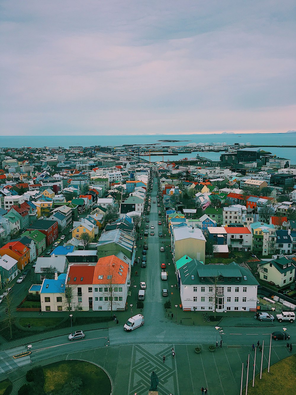 aerial view of city during daytime