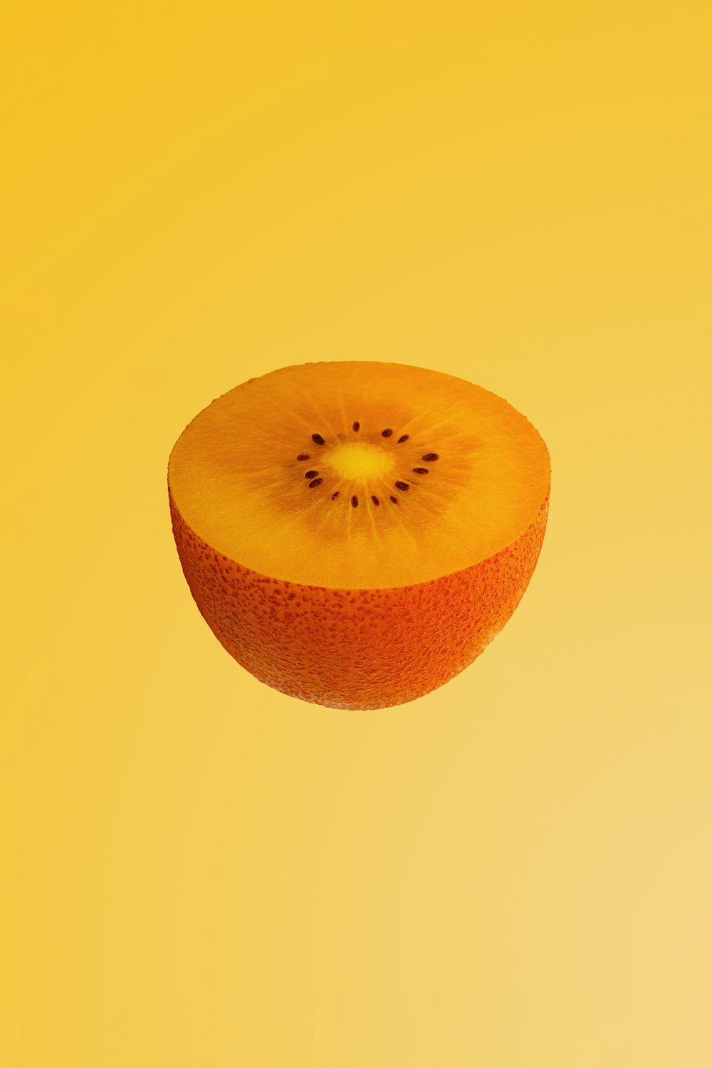 orange fruit with white background