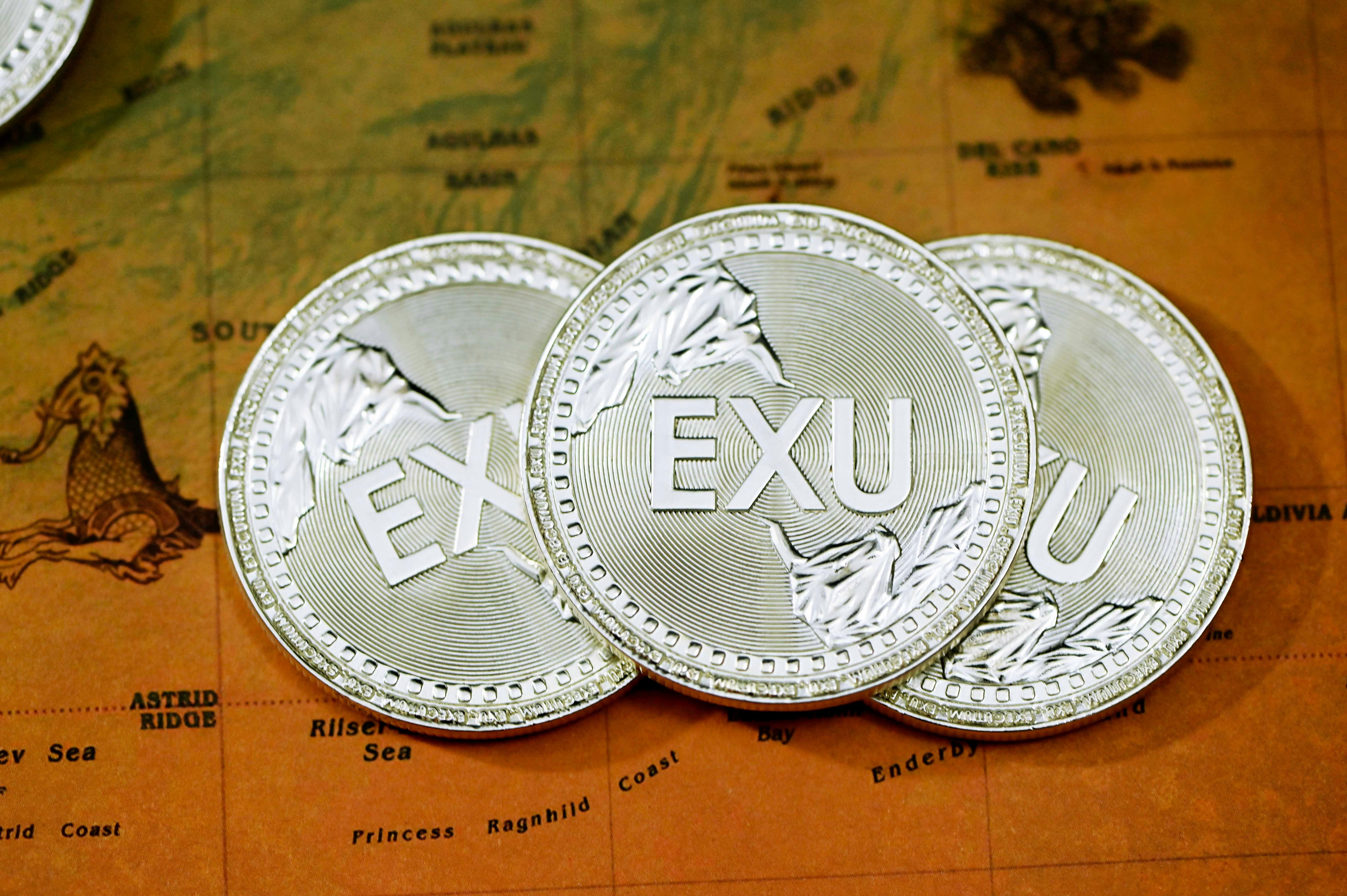 silver and white star print heart shaped ornament