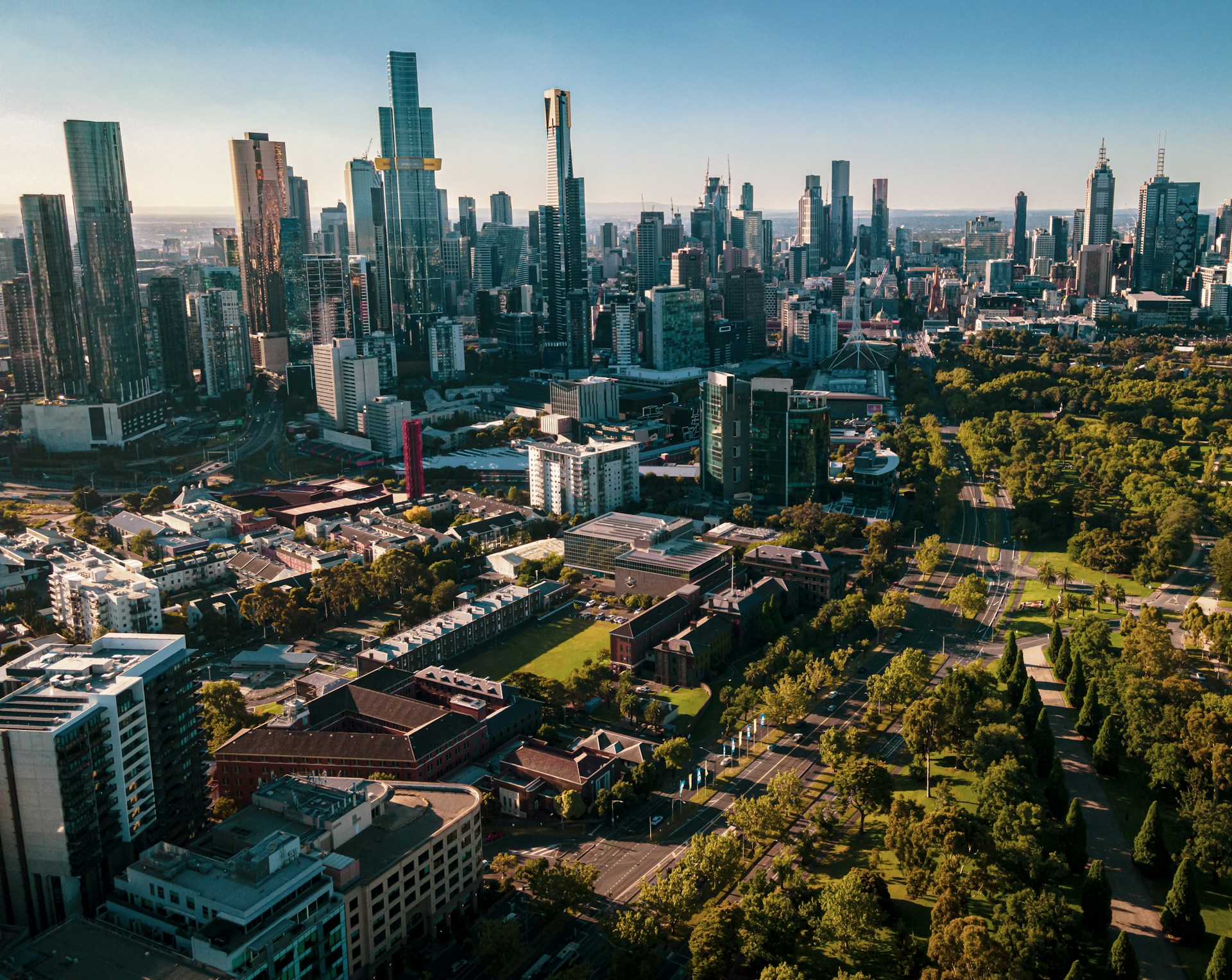 aerial view of city buildings during daytime