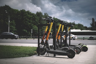 black and yellow heavy equipment