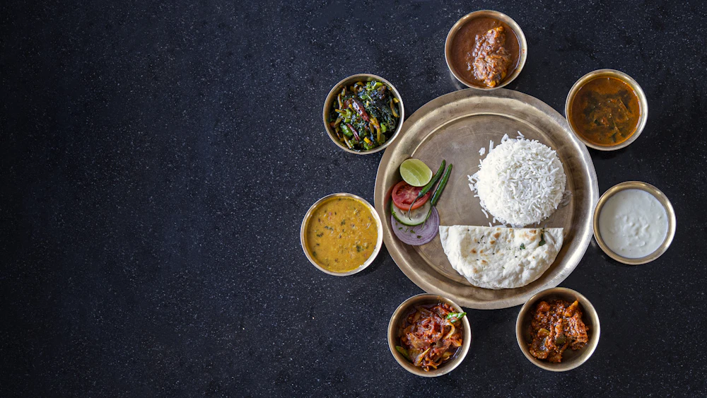 Delicious Indian Thali