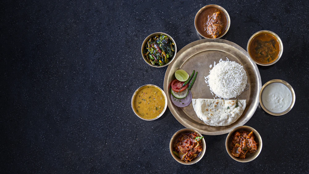 Amritsari kulcha plate