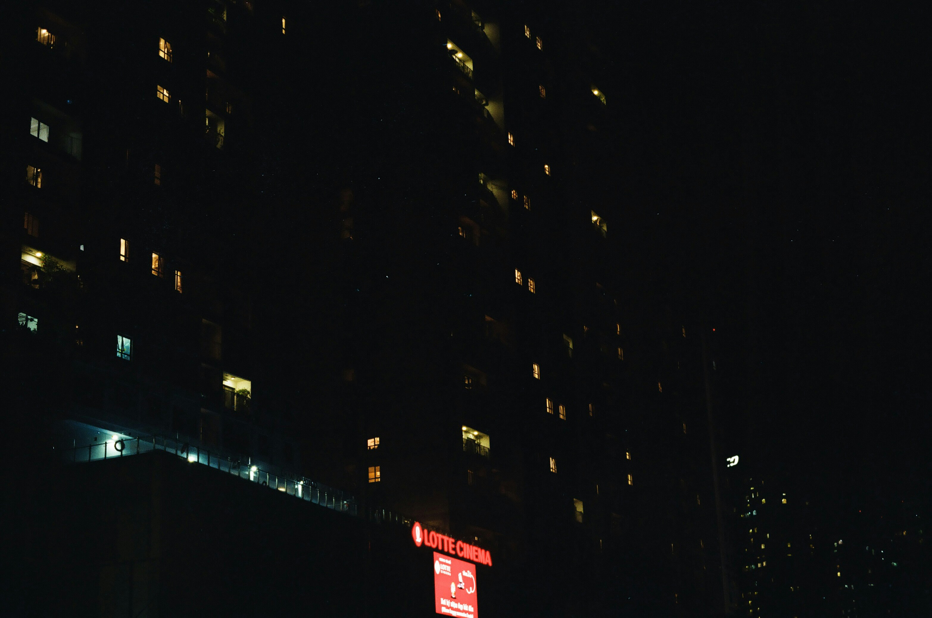 Upper East Side nightlife skyline