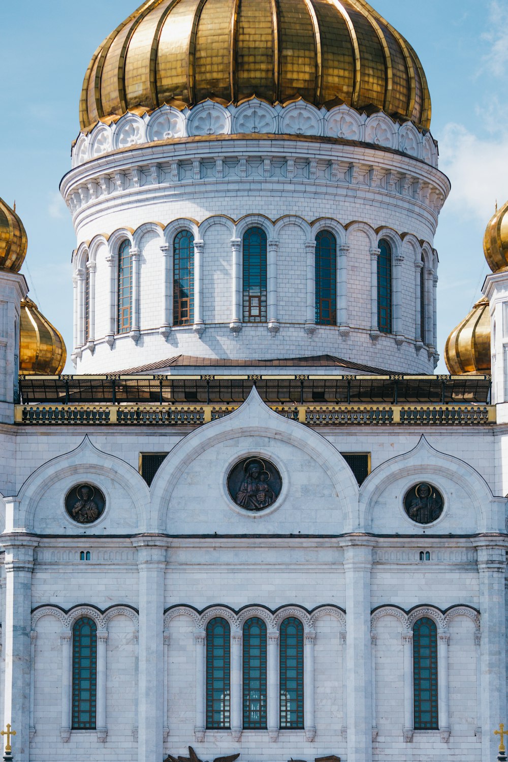 white and gold dome building