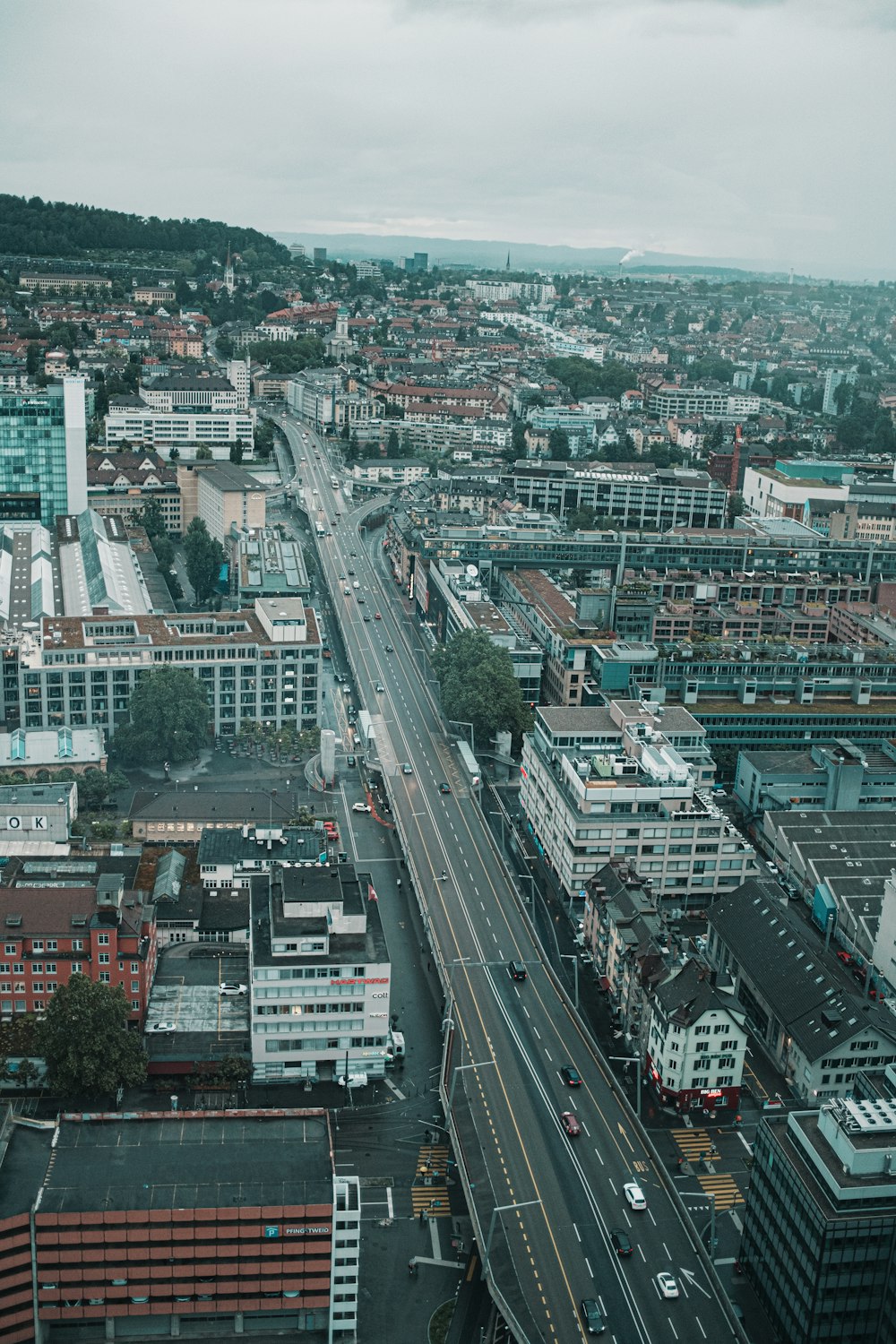 aerial view of city buildings during daytime