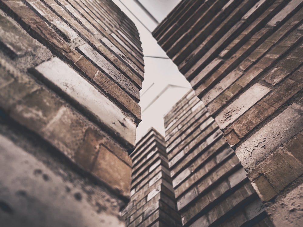 brown wooden roof during daytime