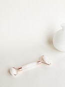 white ceramic vase with white liquid