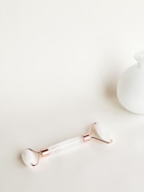 white ceramic vase with white liquid