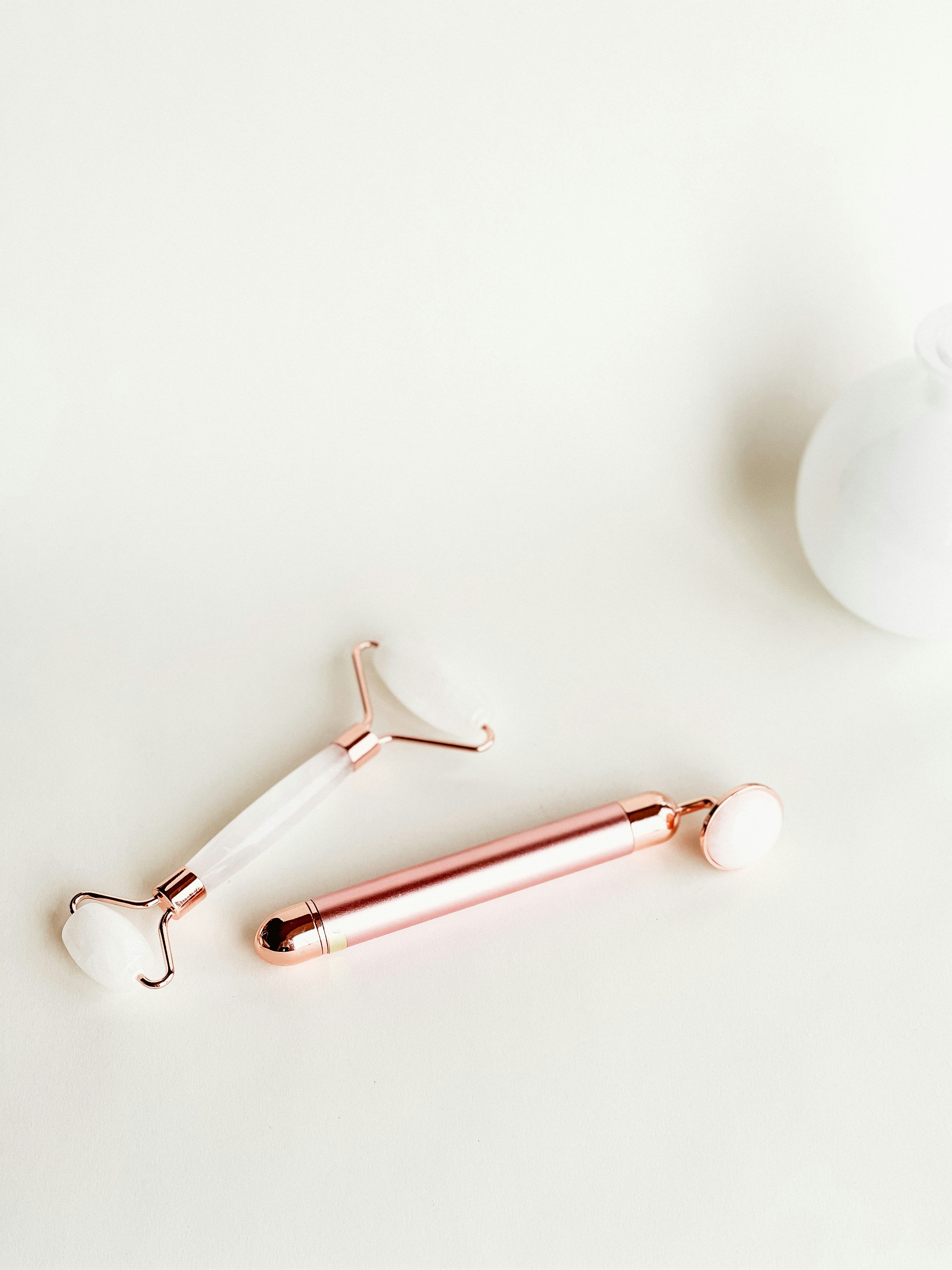 white and silver steel tube