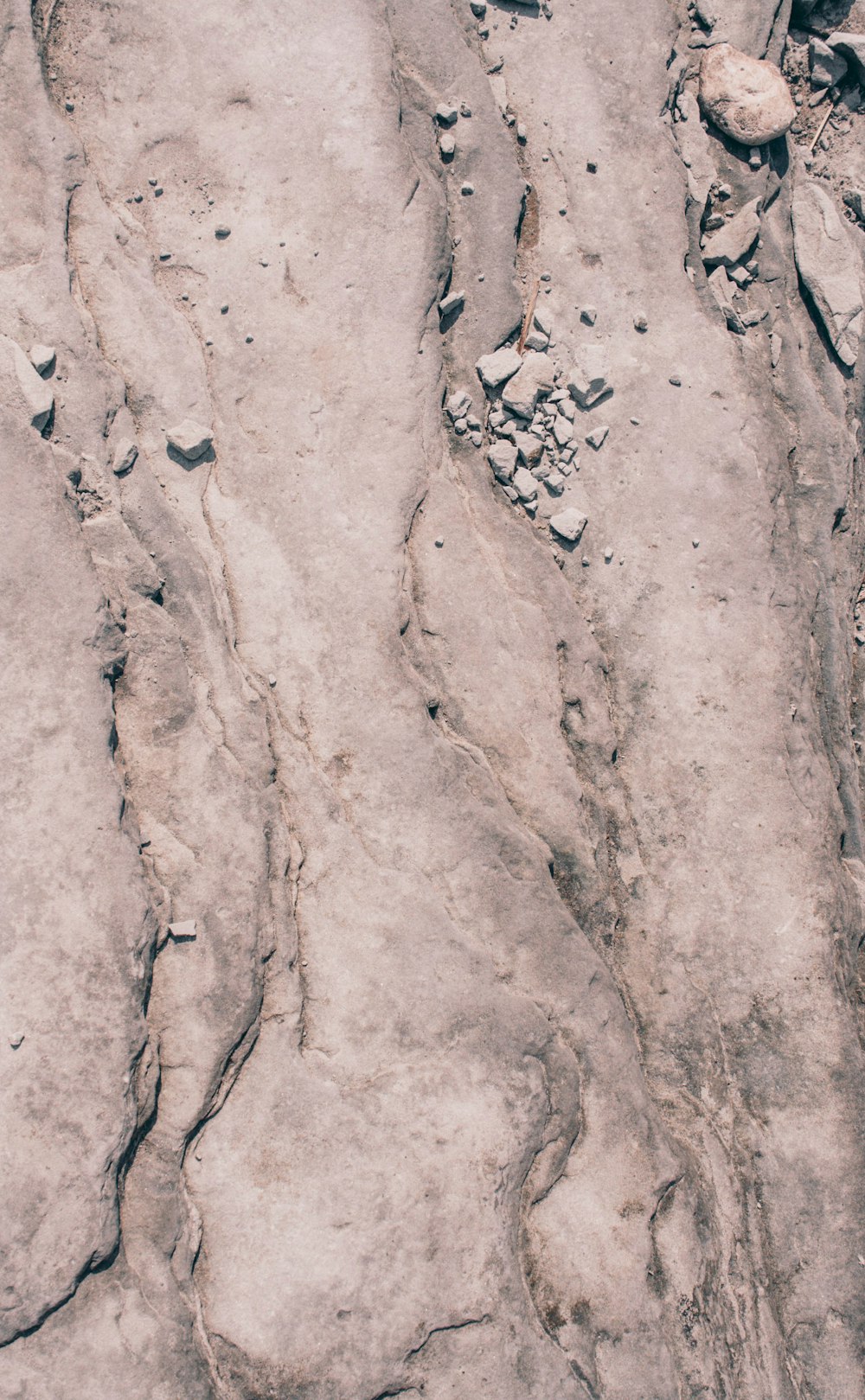 brown and gray rock formation