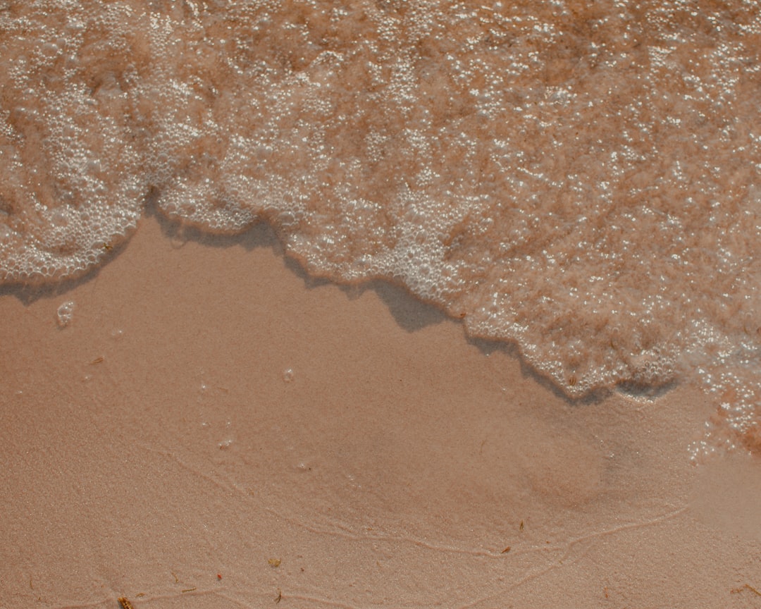 brown sand on brown sand