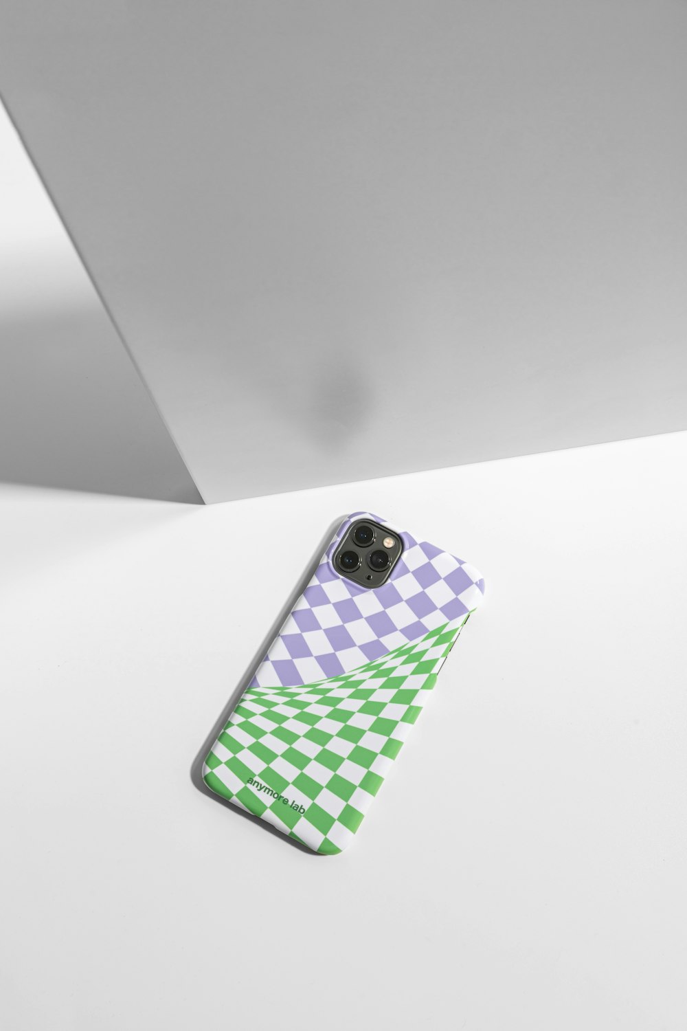 green and white iphone case