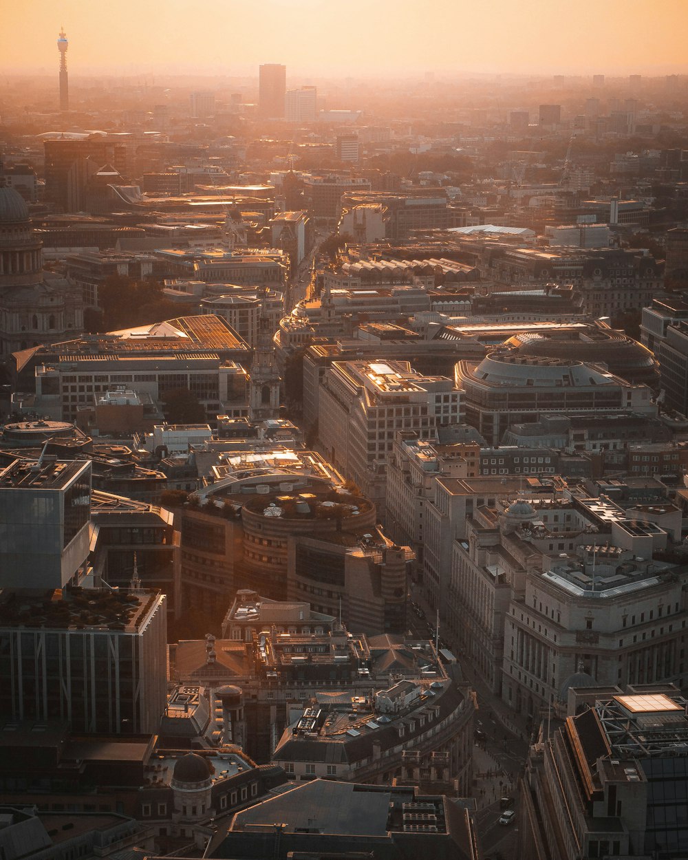 aerial view of city buildings during daytime