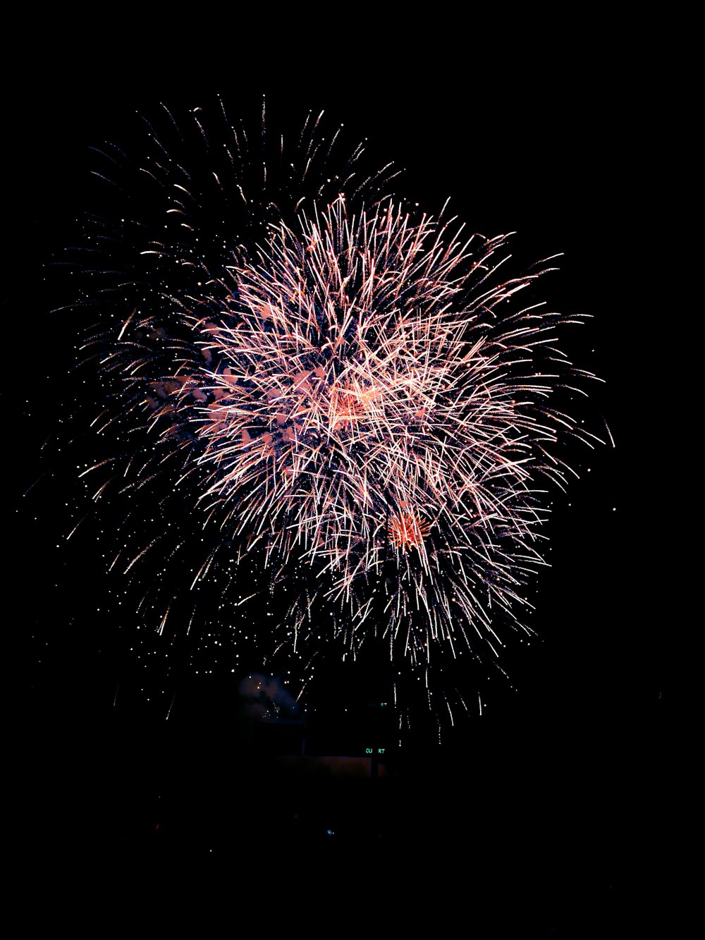 fireworks display during night time